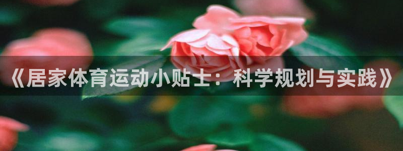 3377体育官网下载：《居家体育运动小贴士：科学规划与实践》
