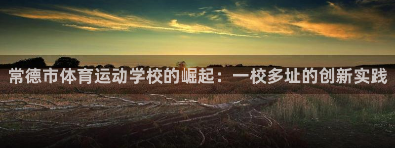 3377体育是正规的吗：常德市体育运动学校的崛起：一校多址的创新实践