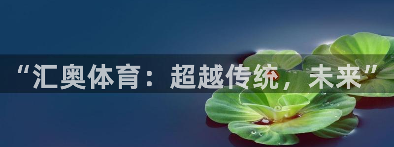 3377体育app官方下载：“汇奥体育：超越传统，未来”